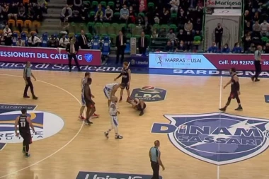 JEZIVA POVREDA Miloša Teodosića! (VIDEO)