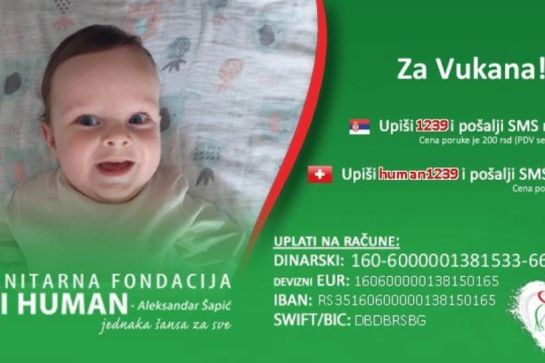 BRAVO SRBIJO! SAKUPLJEN NOVAC ZA NAJSKUPLJI LEK NA SVETU: Mali Vukan u Budimpešti