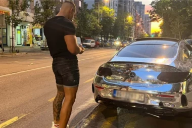 Nimalo se nije POTRESAO! "Ćaletiv sin" slupao još jedan skupoceni AUTOMOBIL! Nikola Keljanović ponovo imao saobraćajnu nesreću!