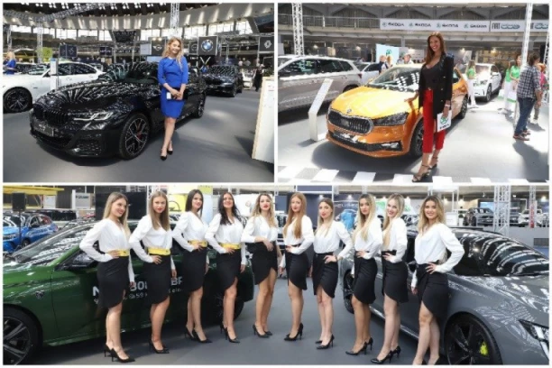 LEPOTA NA ČETIRI TOČKA I DVE NOGE! Sajam automobila ili izbor za Miss?! (FOTO)