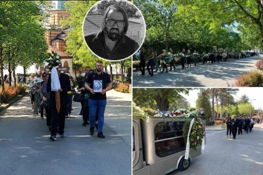 Majka KUKA nad GROBOM sina! Nikolina i Miša Grof NEMI, na večni počinak ispratili VOLJENOG Vidoja uz POTRESNU PESMU! (FOTO/VIDEO)