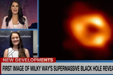 ASTRONOMSKI DOGAĐAJ DECENIJE! SPEKTAKL NA NEBU: Snimljena prva fotografija crne rupe u središtu naše galaksije! 4 MILIONA PUTA JE VEĆA OD SUNCA! (VIDEO)