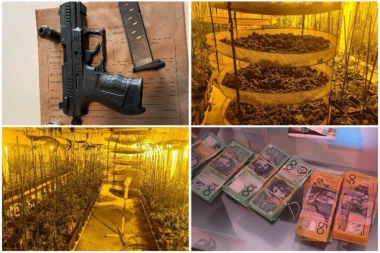 ZAPLENJENO VIŠE OD 50 KG DROGE! Kod dilera pronađeno oružje i velika suma novca!