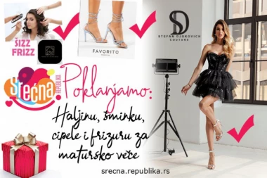 KOMPLETNO  SPREMANJE ZA MATURU NA POKLON: Savršena haljina, cipele, frizura i šminka (VIDEO)