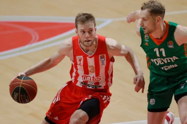 UTAKMICA ZA INFARKT U STOŽICAMA: Zvezda posle produžetka propustila meč loptu, Cedevita Olimpija izborila majstoricu! (VIDEO)