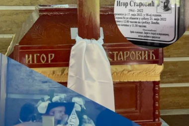 Tuga i bol! Sanduk Igora Starovića prekriven BELIM KALAMA, a njegova FOTOGRAFIJA je RASPLAKALA sve! (VIDEO)