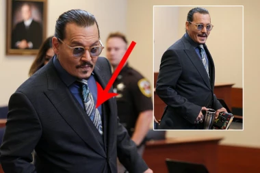 SVI ZNATE DA JE DŽONI DEP NOSIO SRPSKU KRAVATU NA SUĐENJU, ALI POSTOJI I DUBLJE ZNAČENJE: Evo šta tačno predstavlja i koja je SIMBOLIKA!