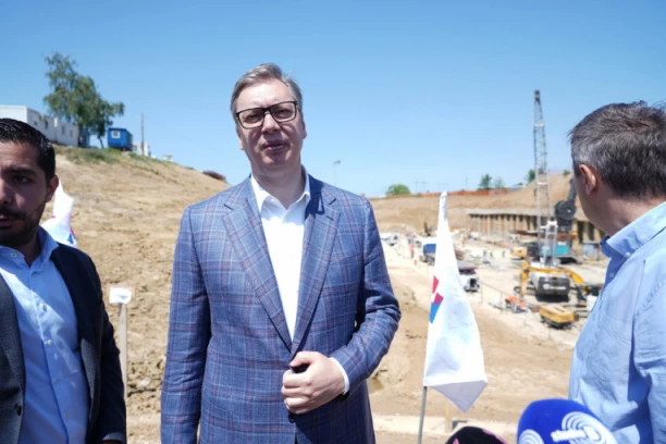 VUČIĆ OBIŠAO RADOVE KOD BUBANJ POTOKA: Ovo je žila kucavica ne samo za Beograd, već i za Srbiju (VIDEO)