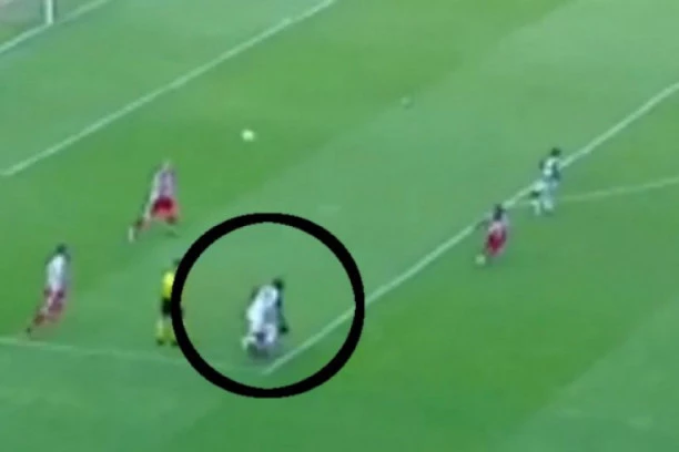 SRNIĆ POLOMIO MENIGA, VAR REKAO NE! NIJE BILO NI SNIMKA! Partizan OŠTEĆEN za penal? (VIDEO)