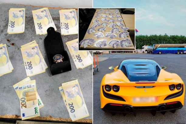 VELIKE ZAPLENE NA SRPSKIM CARINAMA: Sprečeno krijumčarenje ogromne količine novca i sat koji košta čak 60.000 evra (FOTO)
