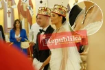 KRUPAN KADAR NA DIJAMANTSKU ORGLICU: Kaća i Gobelja BLJESNULI na venčanju, a svi su gledali samo u NJU, OVAJ detalj je sve FRAPIRAO! (FOTO)