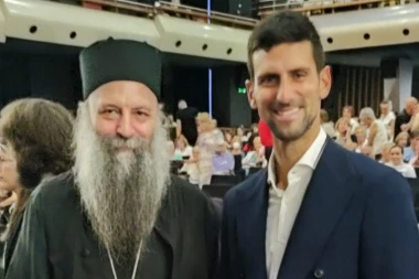 NOVAK I PATRIJARH PORFIRIJE ZAJEDNO U DRUŠTVU! Humanitarna akcija "Brod plovi za decu rudara"!