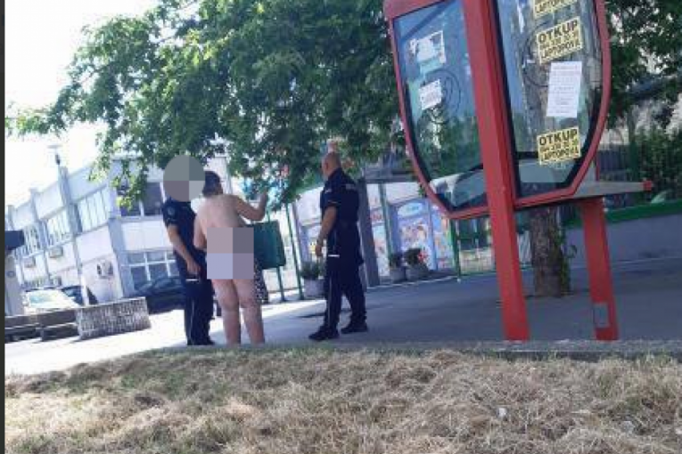 AKO MOŽE ONA, MOGU I JA! Žena u vešu prošetala Blokom 61: Ono što je rekla policiji će vas šokirati, razlog je držala u RUKAMA! (FOTO)