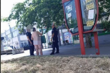 AKO MOŽE ONA, MOGU I JA! Žena u vešu prošetala Blokom 61: Ono što je rekla policiji će vas šokirati, razlog je držala u RUKAMA! (FOTO)
