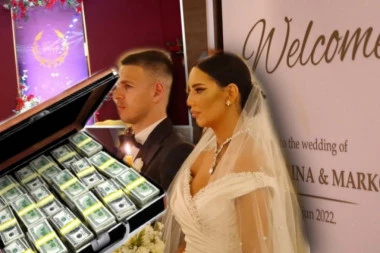 Katarini Grujić sreća okrenula leđa: Nakon SKANDALA na VENČANJU, pevačicu i Gobelju stigli PROBLEMI, torba puna para NESTALA! (FOTO)