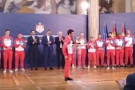Hvala Srbiji i Aleksandru Vučiću: Zlatni srpski bokseri na prijemu kod predsednika Republike! (VIDEO)