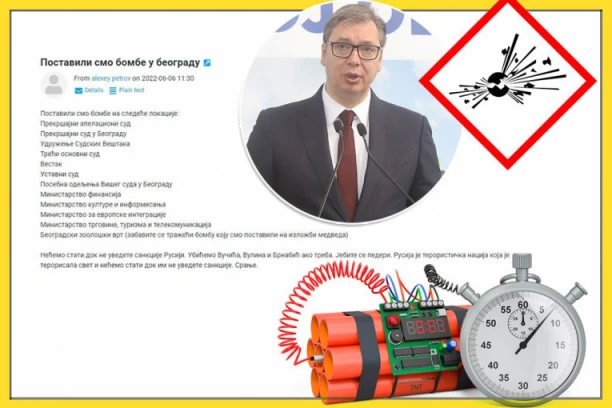 UBIĆEMO, VUČIĆA, VULINA I BRNABIĆKU! Stigao nam mejl sa jezivim pretnjama: Nećemo stati, bombe će BRZO EKSPLODIRATI!