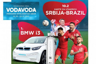 Budite deo FUDBALSKE ISTORIJE: Osvojite karte za utakmicu Srbija – Brazil, ili novi BMW i3