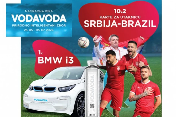 Budite deo FUDBALSKE ISTORIJE: Osvojite karte za utakmicu Srbija – Brazil, ili novi BMW i3