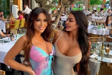 Stanija PUCA OD BORA, a Maja maksimalno ISPEGLANA: Starlete napravile havariju u kafiću, a komentari blokirani! (FOTO)