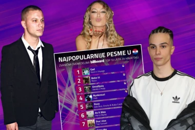 "BILLBOARD" top 10 lista izvođača u Hrvatskoj ostavila javnost u ČUDU: Većina je SRPSKIH IZVOĐAČA, naših komšija nema ni od KOROVA! (FOTO)