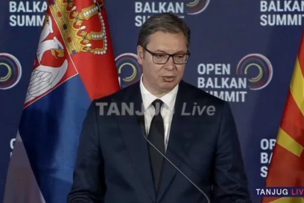 VUČIĆ PORUČIO IZ OHRIDA: "Otvoreni Balkan" je ideja Zaeva, Rame i moja, ponosan sam na to (VIDEO)