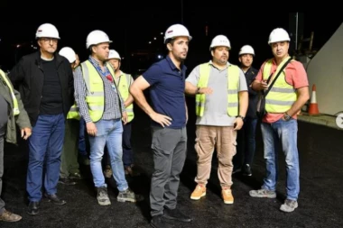 Momirović obišao radove na tunelu Straževica! Saobraćaj bi trebalo da bude pušten 15. juna! (FOTO)