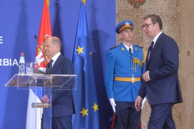 Vučić: Zahvalio sam Šolcu jer smo razgovarali o pitanjima o kojima nemamo isti stav! (VIDEO)