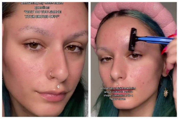 BIZARNO ILI GENIJALNO? Evo zašto ova žena svaki drugi dan brije obrve, spominje i VANZEMALJCE!