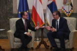 VUČIĆ SE SASTAO SA ŠALENBERGOM: Srbija ceni podršku Austrije