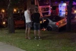 PIJAN I DROGIRAN UBIO RUSKINJU KOD ZRENJANINA! Divljao BMW-om i zakucao se u auto na semaforu! Škoda letela 30 metara i zakucala se u drvo!