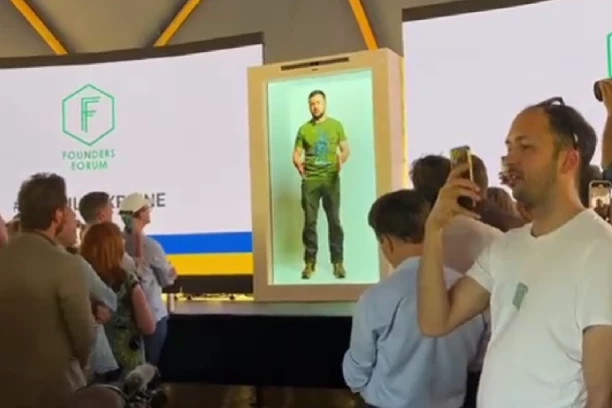 Zelenski se obratio na konferenciji u obliku HOLOGRAMA! To nije jedini aspekt Ratova zvezda koje primenjujemo, pobedićemo i imperiju! (VIDEO)