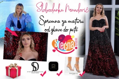 NAŠA BOBA zablistala na MATURI: Srećna Republika joj poklonila frizuru, šminku, haljinu i cipele (VIDEO)