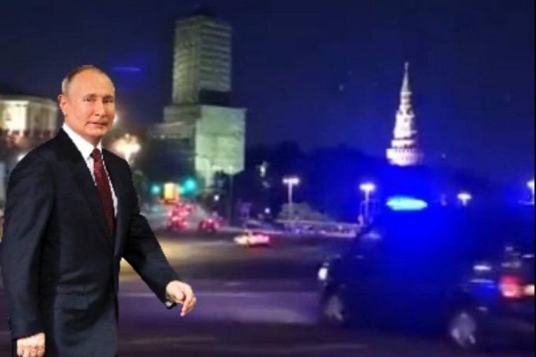 PUTIN POD ROTACIJAMA STIGAO U KREMLJ! Panika u Moskvi, jurnjava usred noći: ON je odmah reagovao! (VIDEO)
