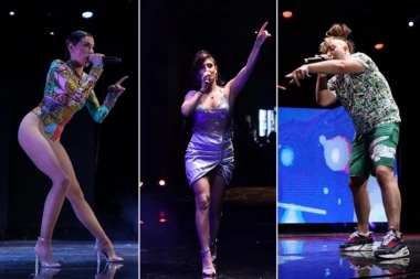 Rasta, Sara i Angelina zapalili Herceg Novi: Trio nastupio u revijalnom delu Skala! (FOTO)