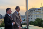 Predsednik Vučić sa Lajčakom na večeri: Više nego dovoljno (FOTO)