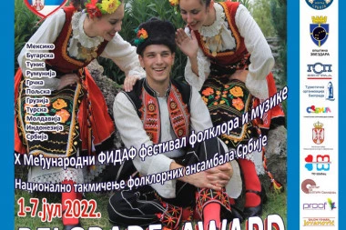 KUD "SVETI SAVA" OD 1. DO 7. JULA DOMAĆIN 10. MEĐUNARODNOG FESTIVALA FOLKLORA "BELGRADE AWARD"
