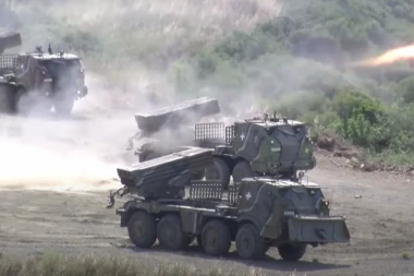 SRPSKE RAKETE ZA GRČKU: Prototip višecevnog lansera raketa Tamnava