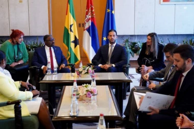 JAČANJE SARADNJE! Ministar Udovičić se sastao sa premijerom Sao Tome i Prinsipe: Nastavljamo višedecenijsko prijateljstvo! (FOTO)
