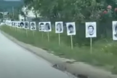 U BRATUNCU POSTAVLJENE SLIKE STRADALIH SRBA! Policija odmah tražila njihovo uklanjanje! (VIDEO)