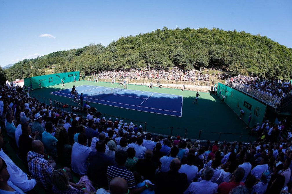 Novak Đoković na otvaranju terena u Visokom
