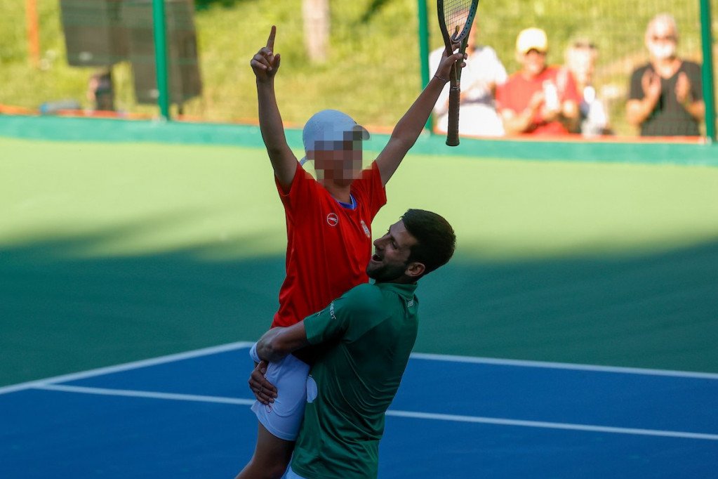 Novak Đoković na otvaranju terena u Visokom