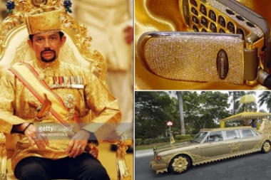 On je NAJBOGATIJI VLADAR na svetu! Poseduje kolekciju od 7.000 automobila, ima zlatan avion, a samo za šišanje daje blizu 18.000 dolara! (FOTO/VIDEO)