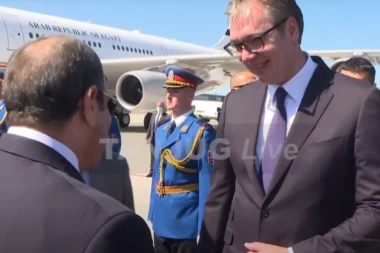 VUČIĆ DOČEKAO PREDSEDNIKA EGIPTA! Naše prijateljstvo je tradicionalno! (VIDEO)