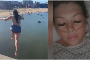 ODMOR JOJ SE PRETVORIO U PAKAO! Skakala u more, a dole je dočekao užas! Nije bila svesna kobne greške, noga joj se PREPOLOVILA! (VIDEO)