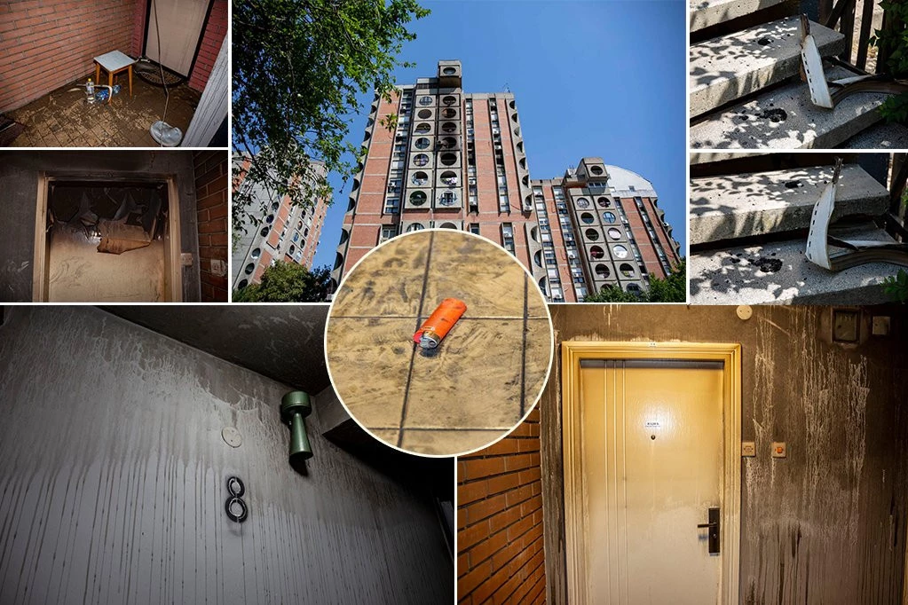 UŠLI SMO U ZGRADU NA VIDIKOVCU GDE JE POGINULA ŽENA U POŽARU: Jezivi prizori HODNIKA gde je pronađeno TELO, stanovi POTOPLJENI, komšije ISTRAUMIRANE (VIDEO/FOTO)