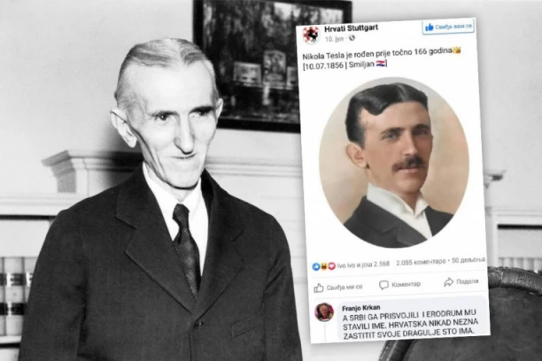 "Dok mi razmišljamo da li je Tesla naš, prisvojili ga Srbi": Franjo ostavio komentar, dobio 500 brutalnih odgovora