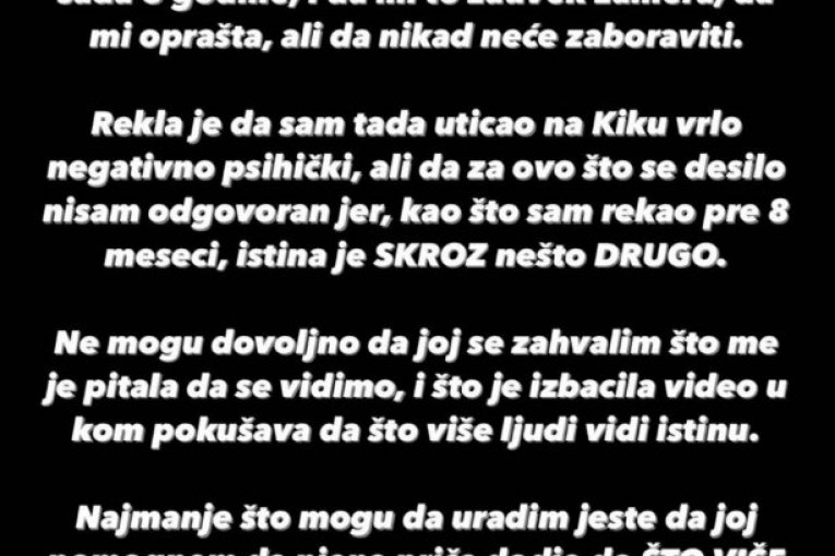 Baka Prase otkrio detalje susreta sa majkom pokojne Kike