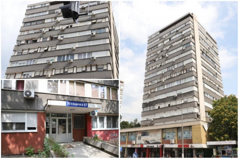 PRVE FOTOGRAFIJE SA MESTA NESREĆE: Dete (10) palo sa 9. sprata u Ustaničkoj ulici, komšije opisale JEZIV PRIZOR!