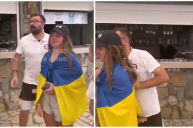AUT, BRE! Crnogorci isterali Ukrajince iz lokala! (VIDEO)